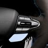 For Hyundai Veloster N 2019-2023 Kona N I30N Carbon Fiber Style Car Steering Wheel Frame Cover Trim Interior Accessories LHD/RHD