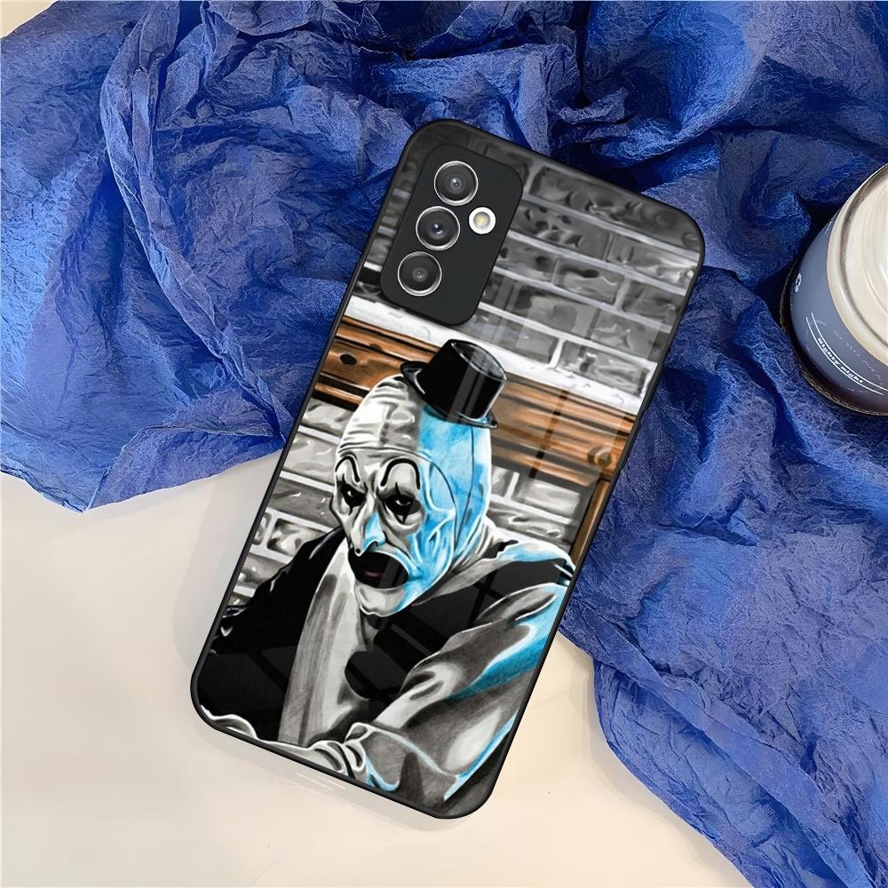 Horrorfilm-Terroristen-Handyhülle für Samsung S25 S24 S30 S21 S23 S20 S22 Fe S10 E S9 Note 20 Pro Ultra Plus Glasabdeckung