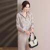 Fengxiao Women's Hooded Cardigan Casual Two-Piece Set