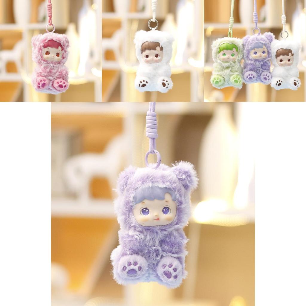 Plush Toy Character Wearable Doll For Kids Birthday Gift And Backpack Decor