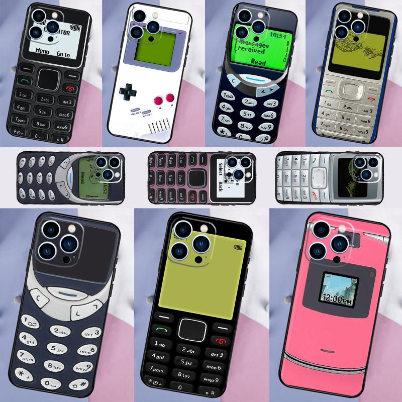 Retro Mobile Phone Case For Realme 11 Pro Plus 15 14 13 12 GT7 Pro GT6 C55 C51 C53 C35 C33 C61 C65 C67 C71 C75
