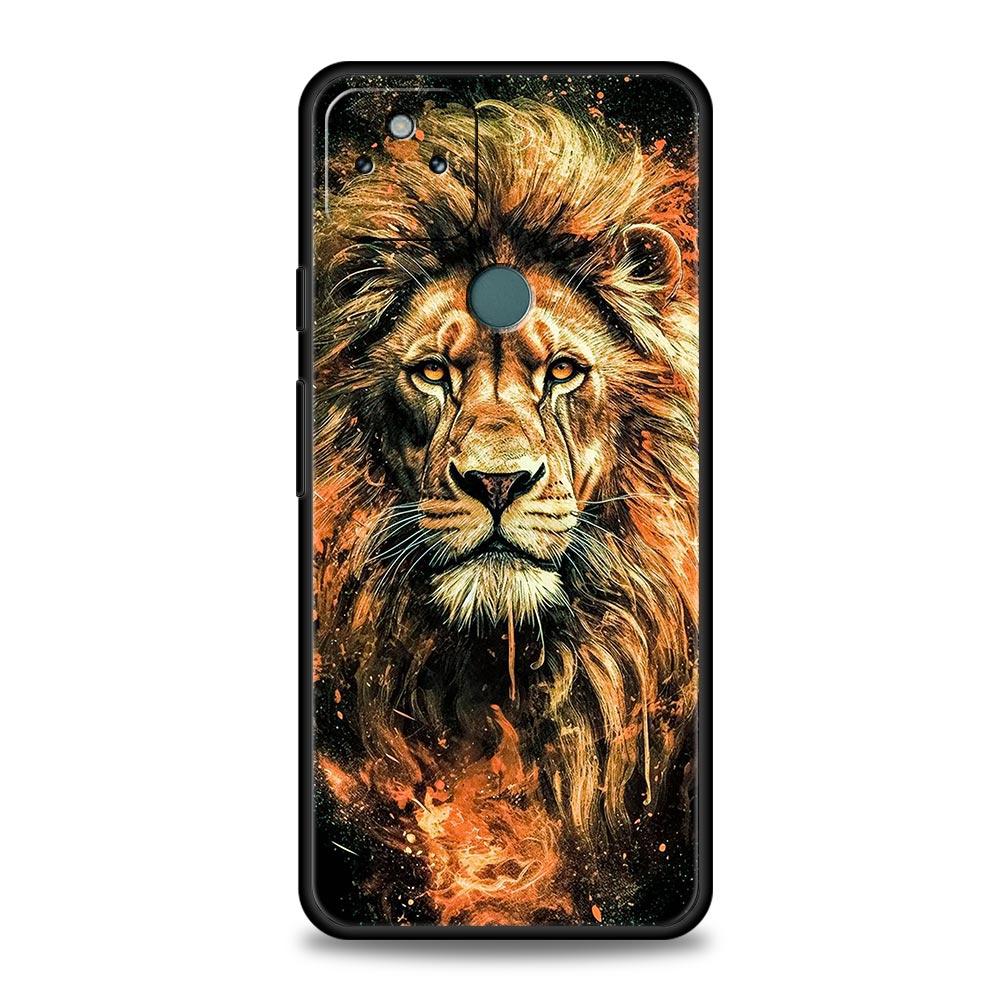 

Phone Case Cover for Google Pixel 10 9 8 7 6 7A 6A Pro Shockproof Soft TPU 10 9 Pro XL Shell Capas Fundas The Lion Coque Bags Pixel 8 A