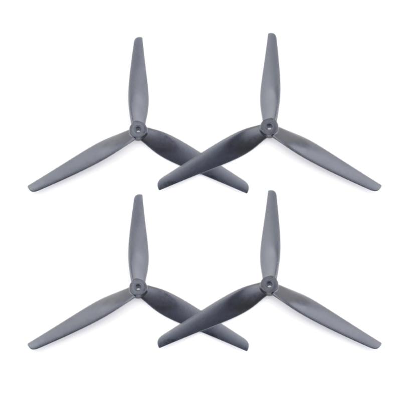 (2CW+2CCW) 10X4.5X3 1045 3-Leaf Black-Glass Fiber Reinforced Nylons Propellers for MacroQuad 10inch Cinelifter