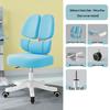 Adjustable Children's Writing Chair with Lumbar Support and Footrest for Proper Posture