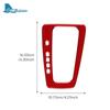 Real Soft Carbon Fiber Sticker For Ford Focus SE 2015 2016 2017 2018 LHD Car Gear Shift Panel  Interior Trim Accessories