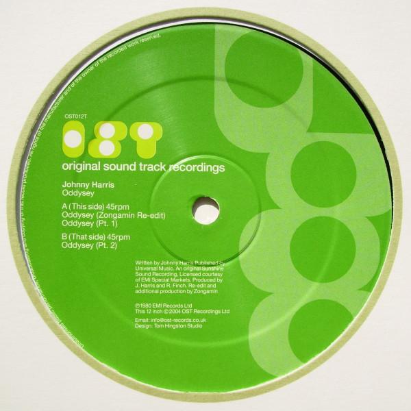 

12inch Record JOHNNY HARRIS Oddysey OST012T Original Sound 2004 UK Dance Electronica Used