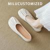 Damen 2025 Echte Leder Vintage Slip-On Ballerinas - Weiche Sohle Vielseitige Frühjahrsschuhe