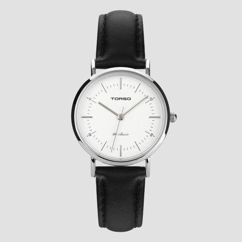 

[TORSO] TORSO The Classic Quartz 28mm Women s Leather Watch T41L-F-SSBK FREE