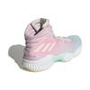 Adidas Pro Bounce Mid 2018 Rosa Blå Unisex Sneakers Hvit IG4496