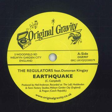 

7inch Record REGULATORS DONOVAN KING JAY Earthquake Red Peas Soup OGR907 Original Gravit 2025 UK Reggae Ska Dub