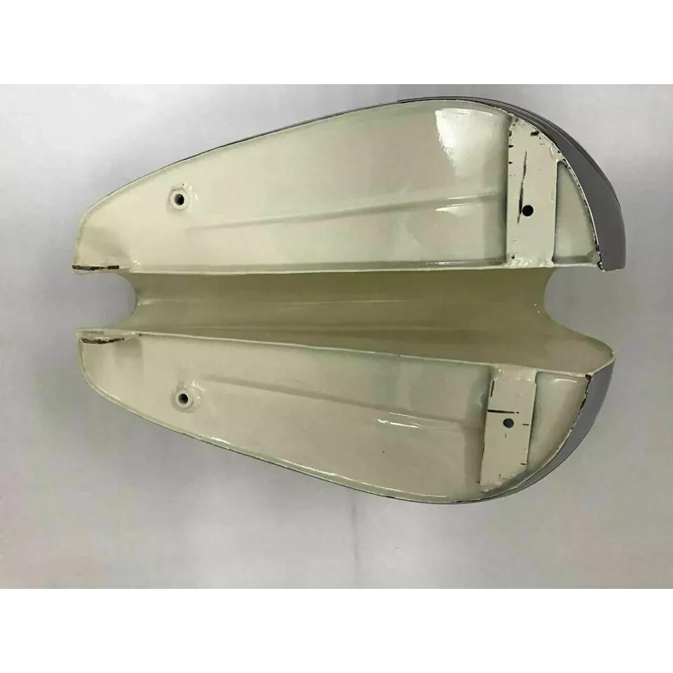 Panther M100 600CC Gas Fuel Petrol Tank Cream Ivory Painted and Chrome 1947-1953