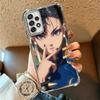ChunLi S-Street F-FighterS Plating Phone Case For Samsung A17 A07 A37 A57 A16 A56 A15 A55 A14 A54 A13 A53 A26 A36 A25 A35 A24 A3