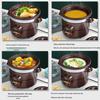 Fully Automatic Intelligent Electric Slow Cooker: Multifunctional Purple Clay Pot for Soup, Porridge, and Health Preserving Casserole.