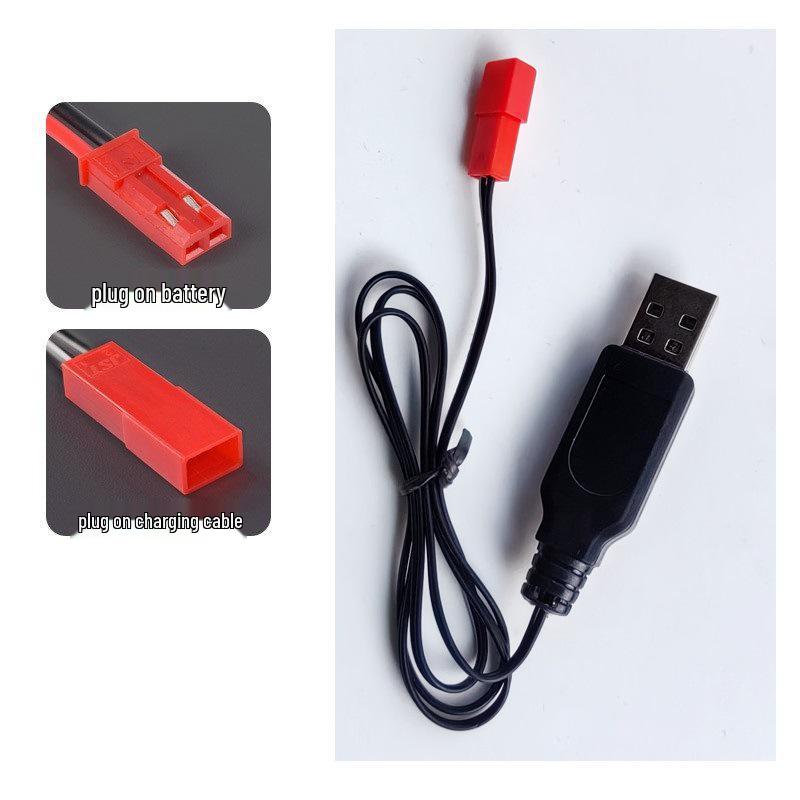 Compact USB Charger Cable for 3.7V Remote Control Helicopter Drone