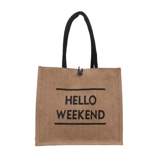 Dámská kabelka Etnický styl Všestranná taška přes rameno Velká kapacita Zapínání na přezku Nakupování Cestování Dojíždění Nákupní taška