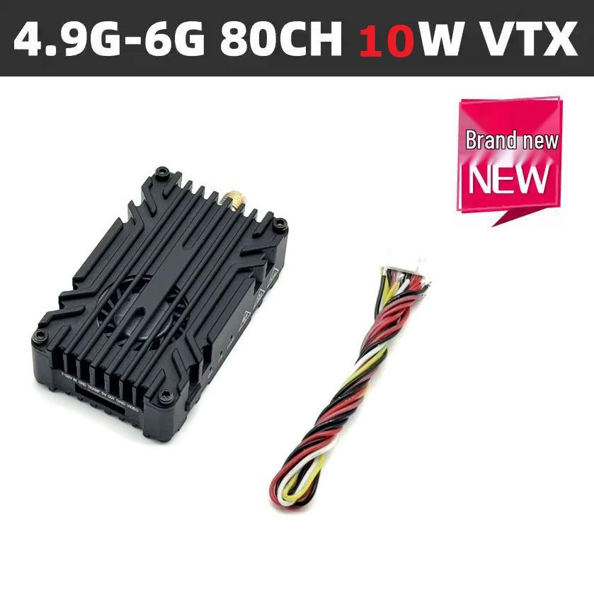 FPV Video Transmitter 4.9G/5.8G/6G 10W 80CH VTX