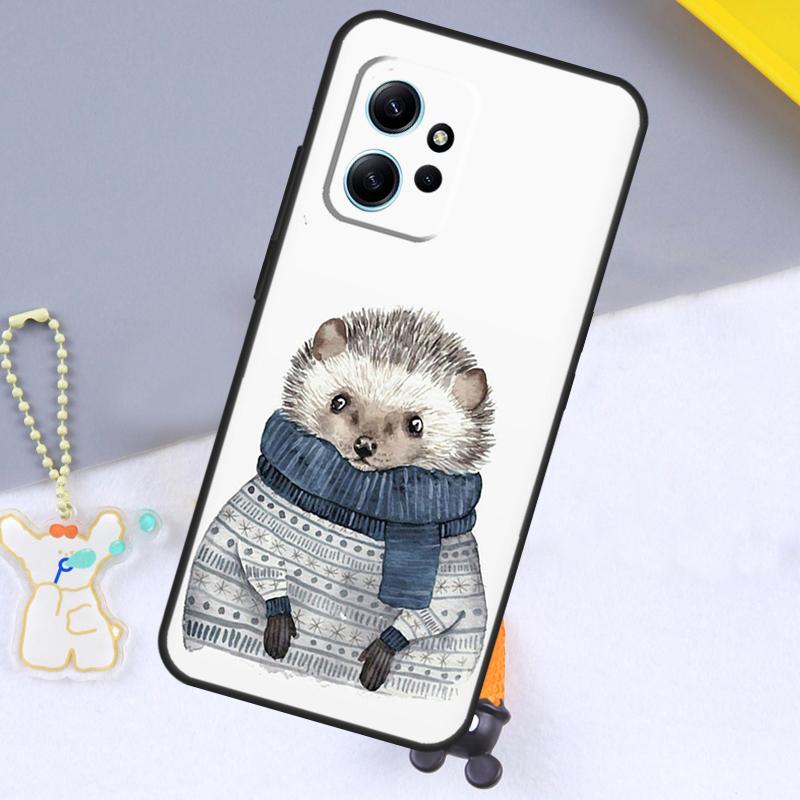 

Hedgehog Case For Xiaomi Redmi Note 13 14 9 10 11 12 15 Pro Plus Cover For Redmi 13C 15 C 12C 14C 10C Redmi 15C 4G
