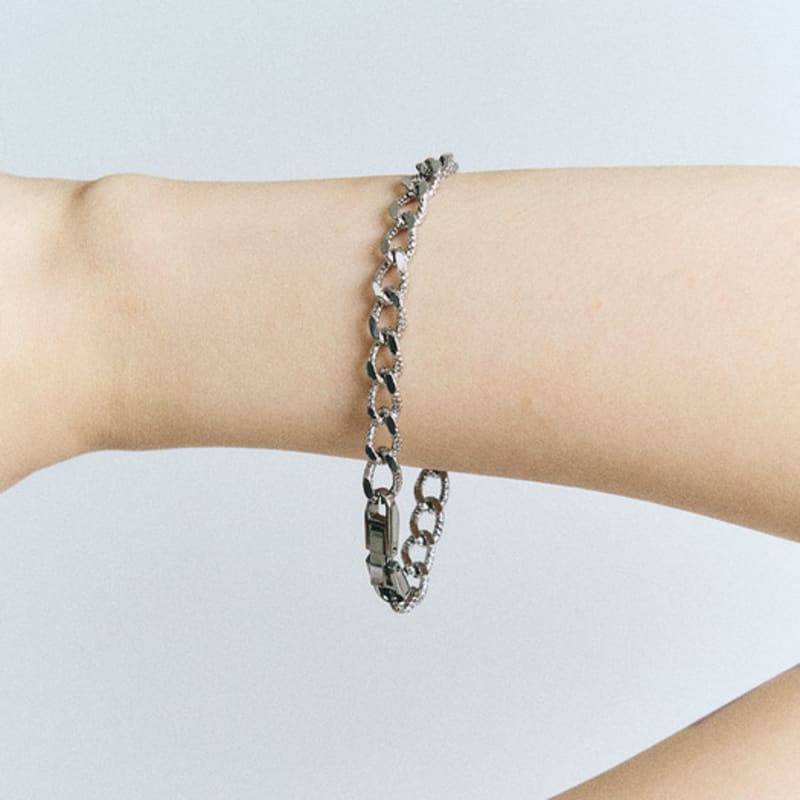 SCALETTO SBW016 Wrinkled Chain Sugical Steel Bracelet