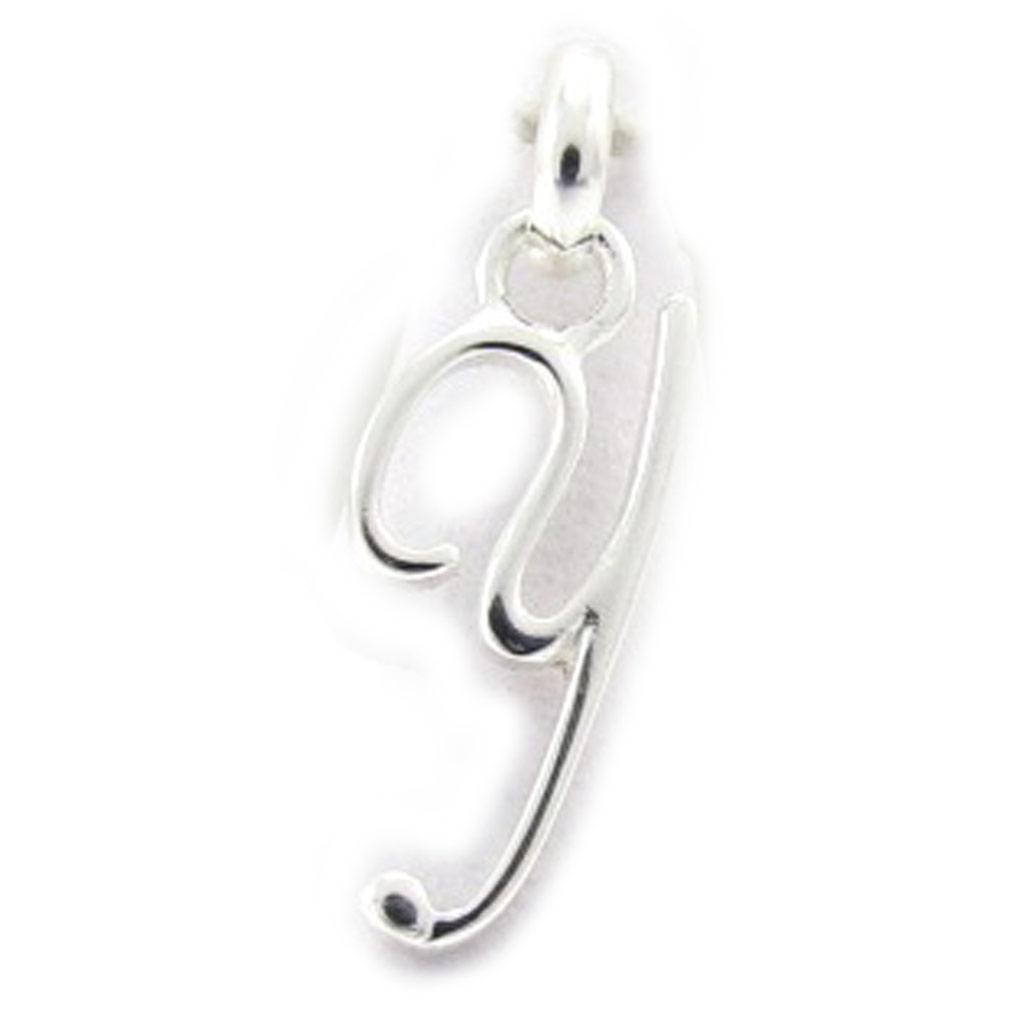 Les Trésors De Lily [K3653] - Silver Pendant 'Letter Y'