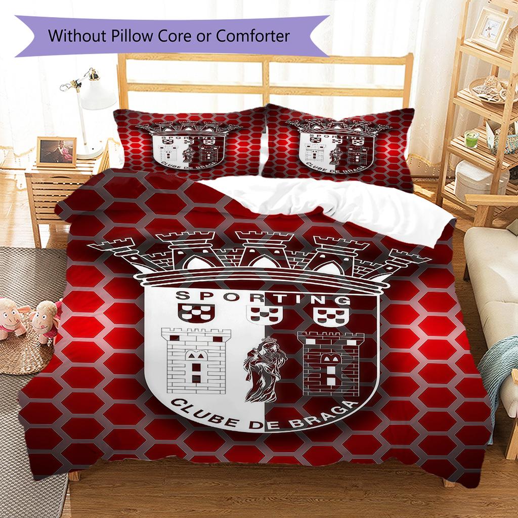 BRA logo Bedding Quilt Set Quilt Cover Pillowcase Home Decoration Birthday Gift (1 * duvet cover + 2 * pillowcase, without core)