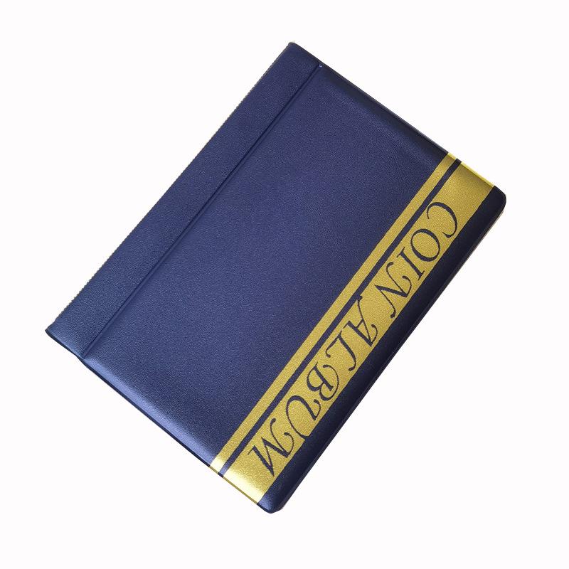 Album Mare cu 240 de Buzunare pentru Depozitarea Monedelor Antice - Liant pentru Colecționar de Monede Comemorative