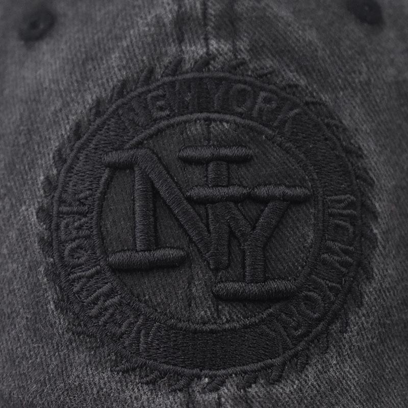 Distress Embroidered NY Letters Baseball Hats Sunshade New Unisex Versatile Retro Broken Style Peaked Caps Fashion Personal Ins