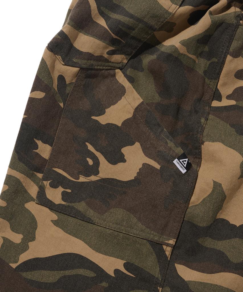 CARGOBROS Camo Pattern Bio Bermuda Pants (Khaki)