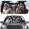 Creative Summer Aluminum Foil Car Windshield Sunshade