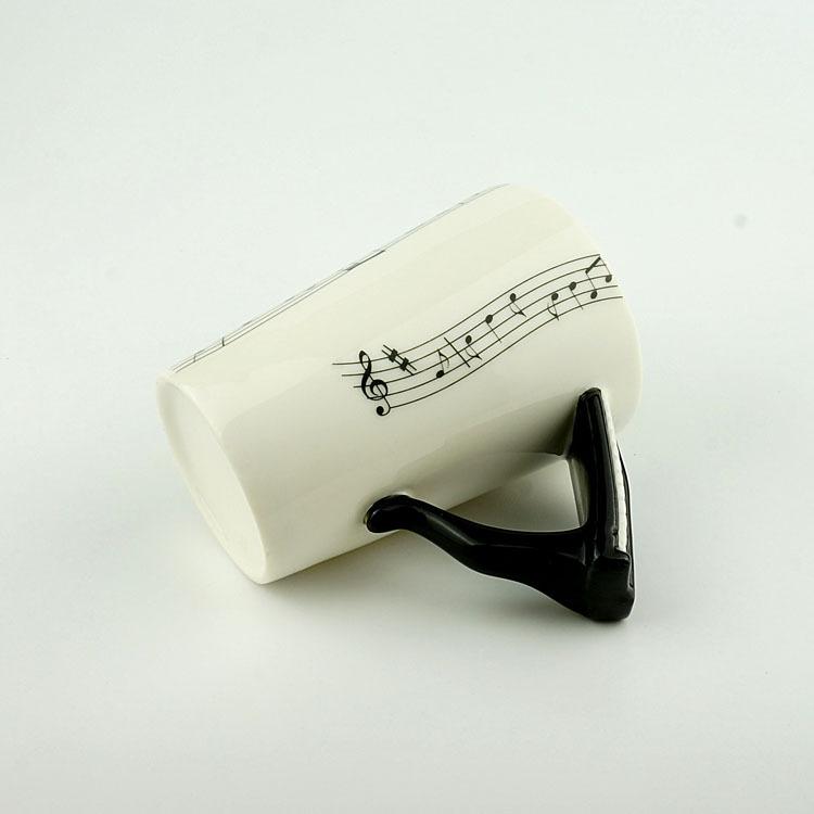 Large Ceramic Cup Creative Piano Music Cup Daily General Merchandise Water Cup Ceramic Cup
