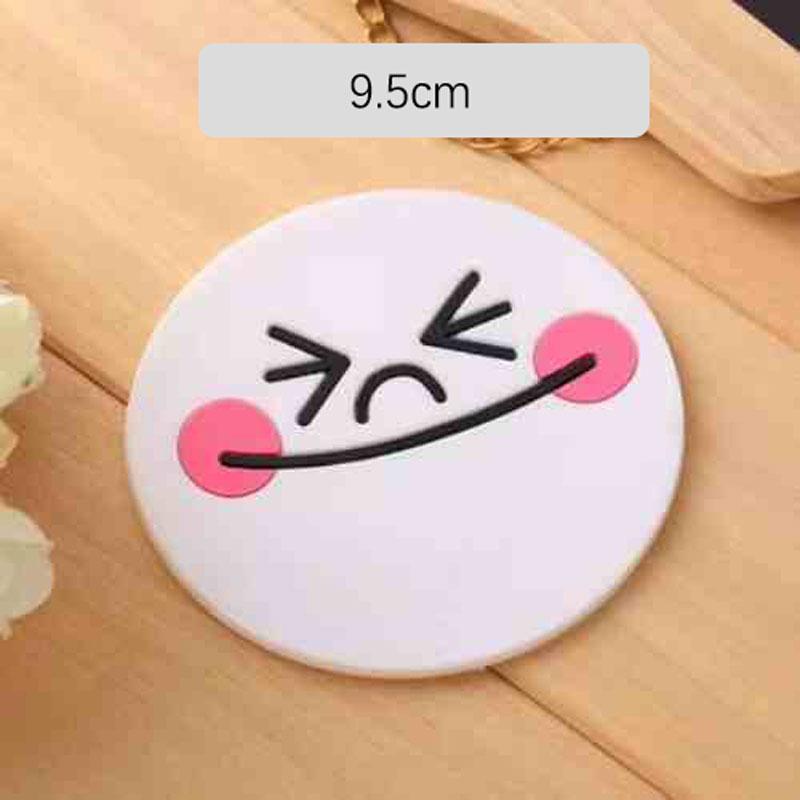 

1 шт., милый силиконовый подстаканник в виде медведя, кролика, водонепроницаемый, противоскользящий, коврик для чашки, теплоизоляция, коврик для кружки, протектор стола, кухонная посуда