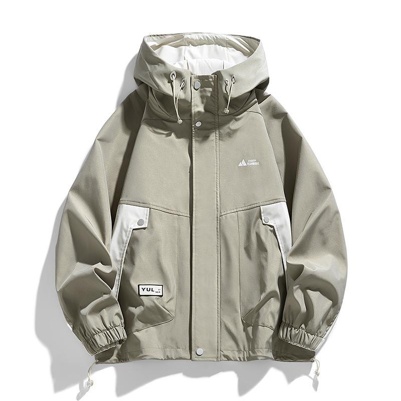 

Осенняя популярная куртка с капюшоном, мужская куртка для подростков, красивое универсальное свободное пальто для мужчин 9XL