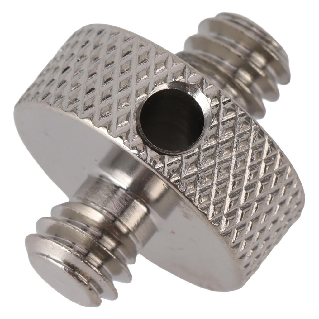 14in Male To 14in Male Threaded Tripod Screw Adapters Double Sided Standard Mounting Thread
