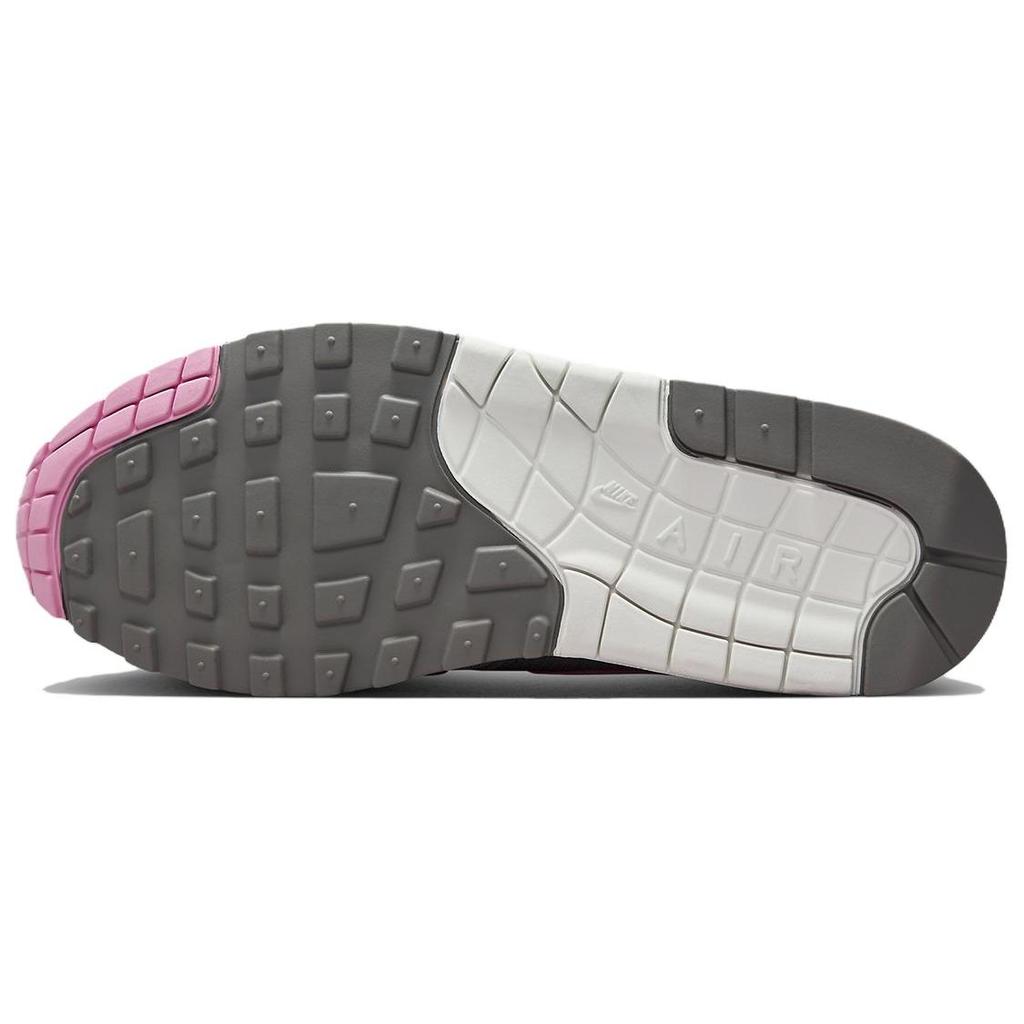 Nike Air Max 1 87 Pink Rise Damskie Sneakersy Metaliczno-Platynowe Płaskie-Cynowe Summit-White HF5387-001