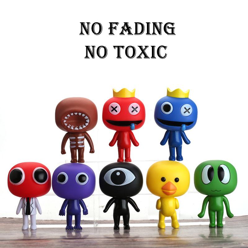 

8 шт. Радужные фигурки Roblox Friends Игрушка Модель Детский Рождественский Коллекционный Подарок