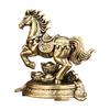 Collectible Chinese New Year 2026 Horse Figurine Horse Brass Statue Attracting Wealth Sculpture Table Ornament For Home TV