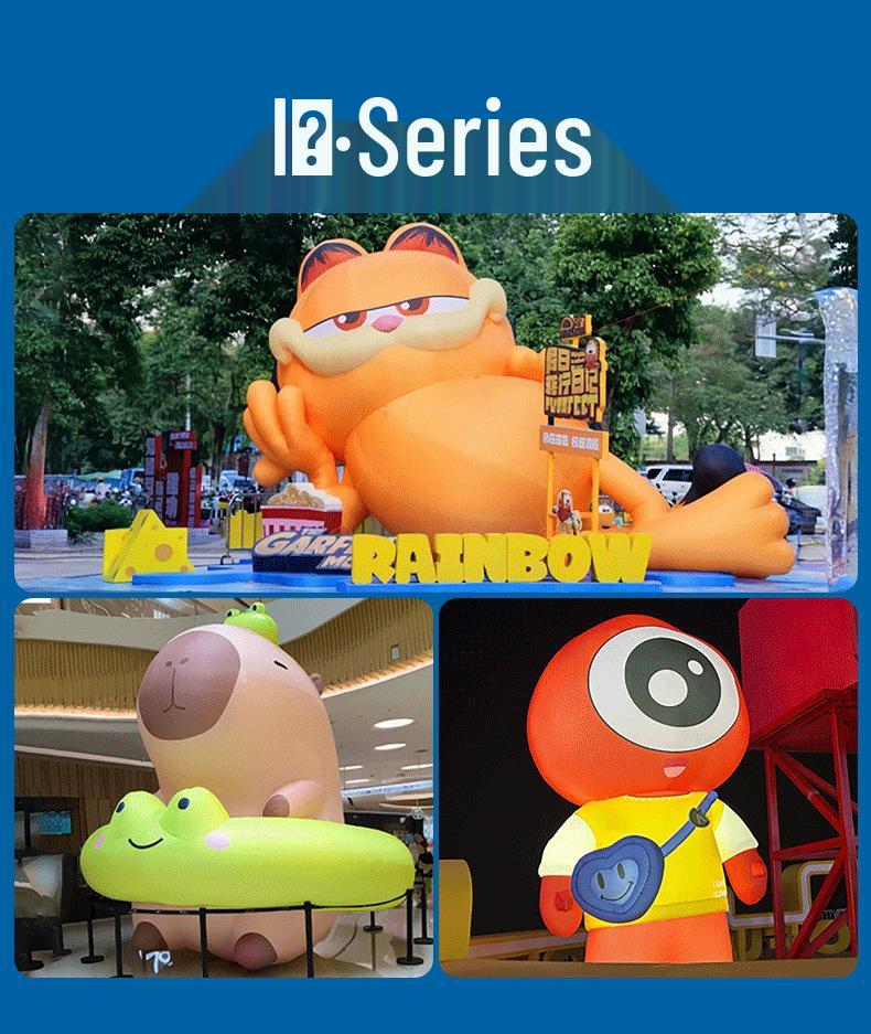 Inflatable Hot Air Balloon Model for Outdoor Advertising and Events