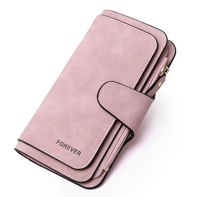 2025 Women's Long Wallet Zero Wallet Frosted Leather Handbag High-end Wallet