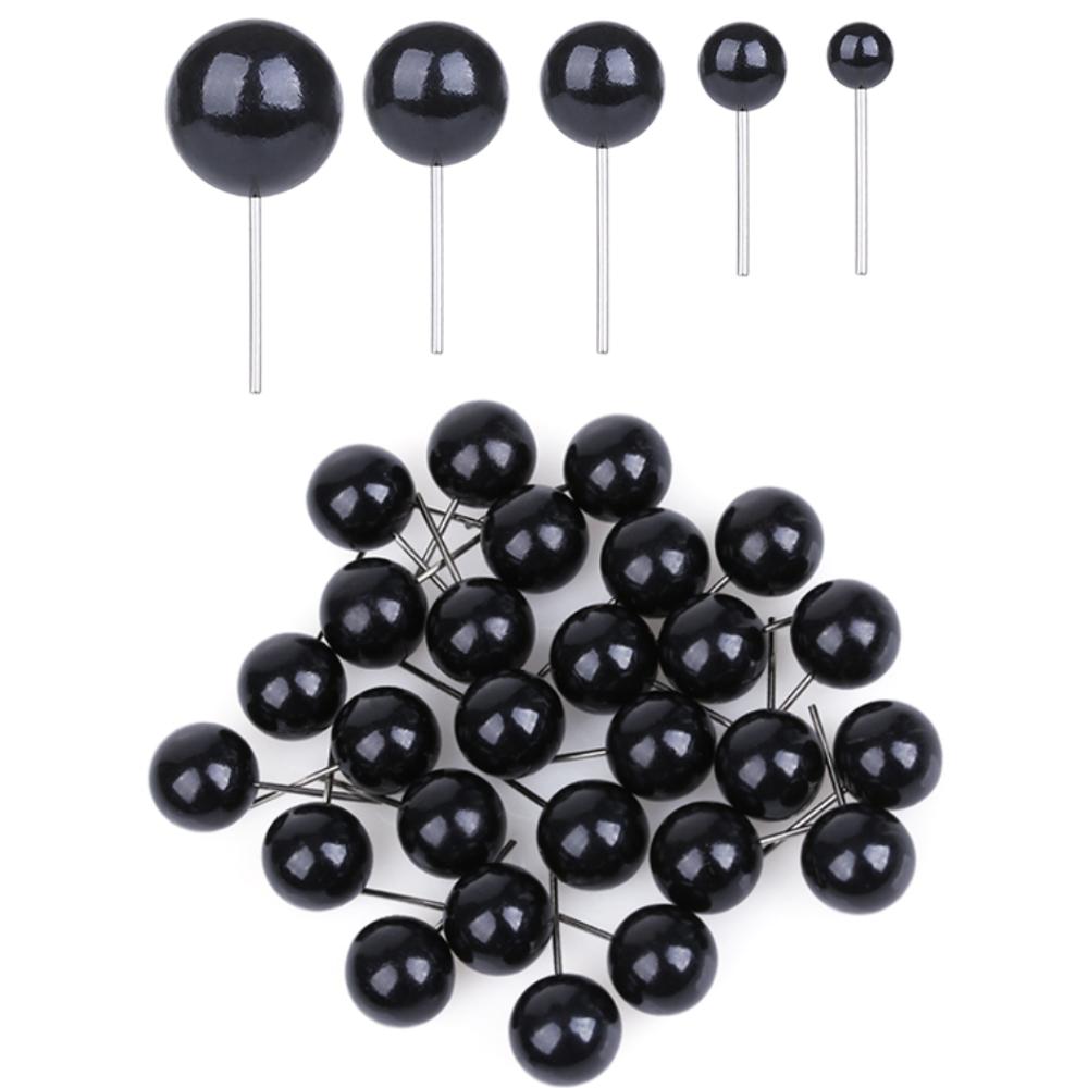 100Pcs Glass Eyes 4/5/8/10 Mm Needle Felting Teddy Bears Dolls Animals Black Eyes for DIY Hand Made Toy Doll Accessories