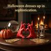 Halloween Tabletop Ornament Gothic Devil Hands Heart Statue, Demon Fingers in A Gesture Realistic Texture Sculpture Sculpture, Resin Love Sign