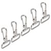 5Pcs Snap Hooks 304 Stainless Steel Metal Clips for Keychain Linking Dog Leash Collar 29mm
