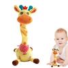 Repeating What You Say Dancing Talking Giraffe Toy Plush Swaying Dancing Giraffe Adjustable Volume Glowing