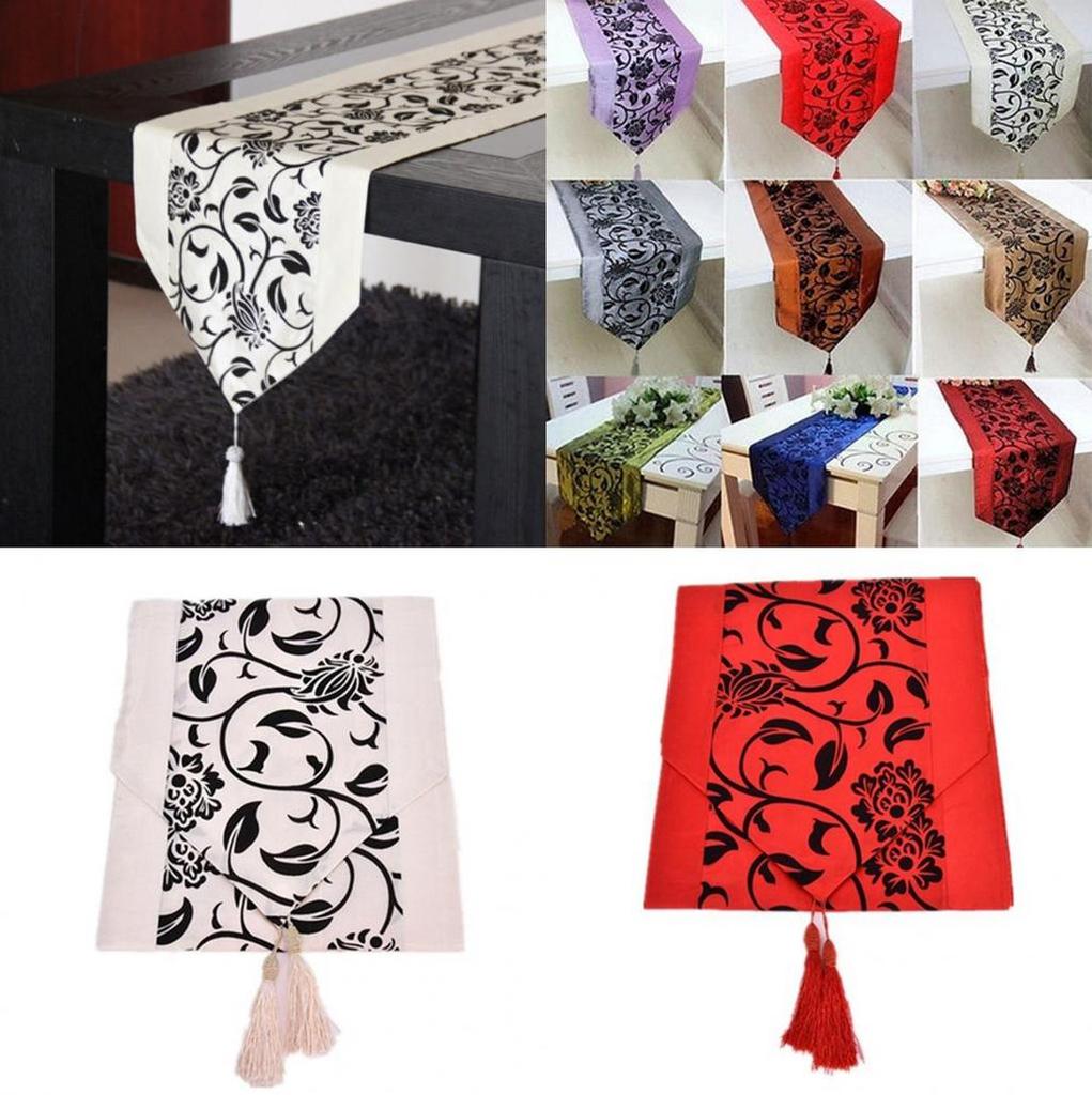 Tischläufer Essen Hochzeit Party Deko Bankett Dekorationen Tischdecke 12 78" X