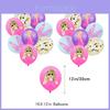 Banner de Fiesta de Cumpleaños Rosa Temático de Taylor Swift Set de Globos con Adornos para Tarta Para Decoración de Celebración