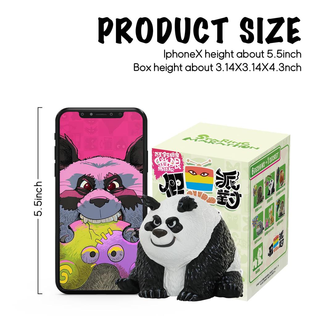 52TOYS Staring Marathon Series Blind Box 1 PC Gachapon Toy Lucky Bag Action Figure Toy Cute Creative Gift Room Decor Desktop Decoration 3.3 Inch