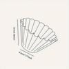50/100PCS Basket Coffee Paper Filter Pour Over Filter Papers Machine 155*45mm , Fits B75 Coffee Dripper &1-2 Cups Basket Dripper