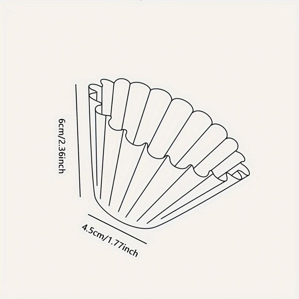 50/100PCS Basket Coffee Paper Filter Pour Over Filter Papers Machine 155*45mm , Fits B75 Coffee Dripper &1-2 Cups Basket Dripper