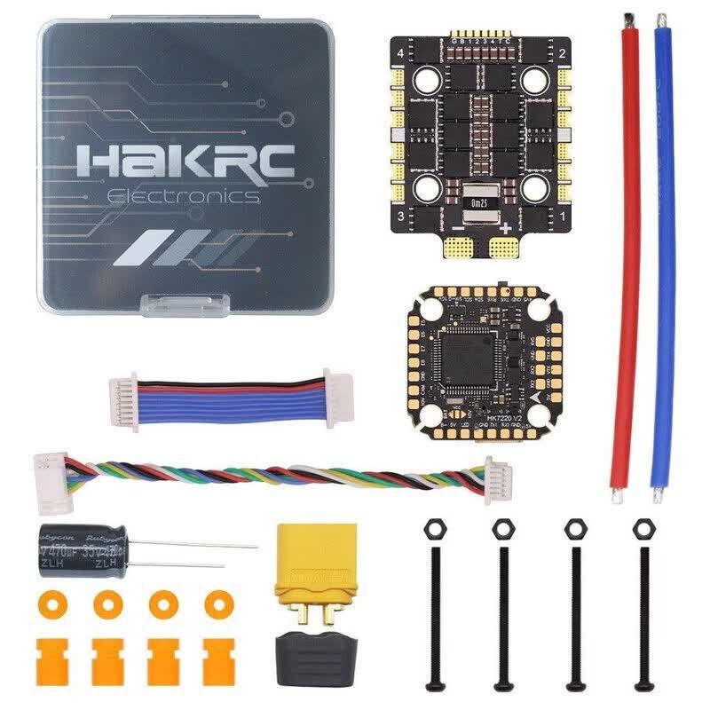 HAKRC F722+60A V2 Mini Flight Tower Stack