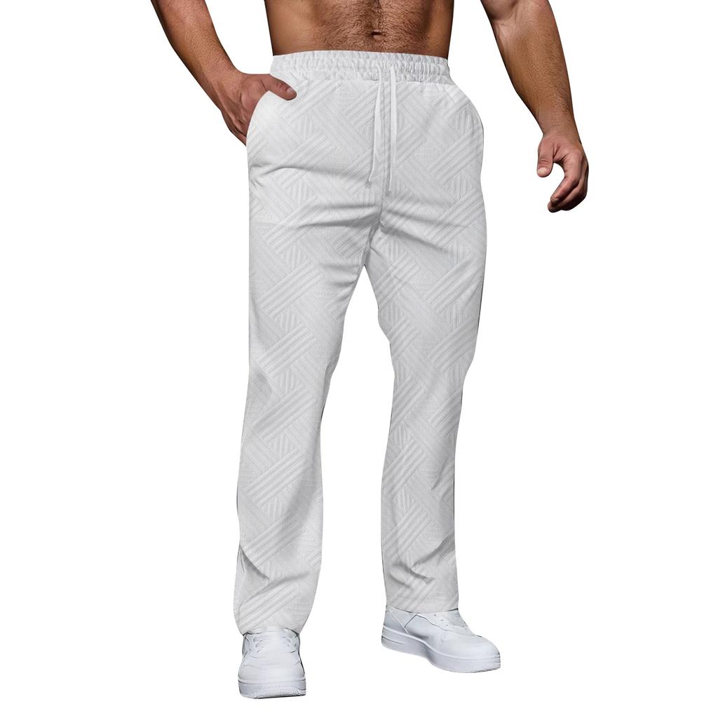 Men's Solid Color Loose Sweatpants Men's Casual Fashion Sweatpants