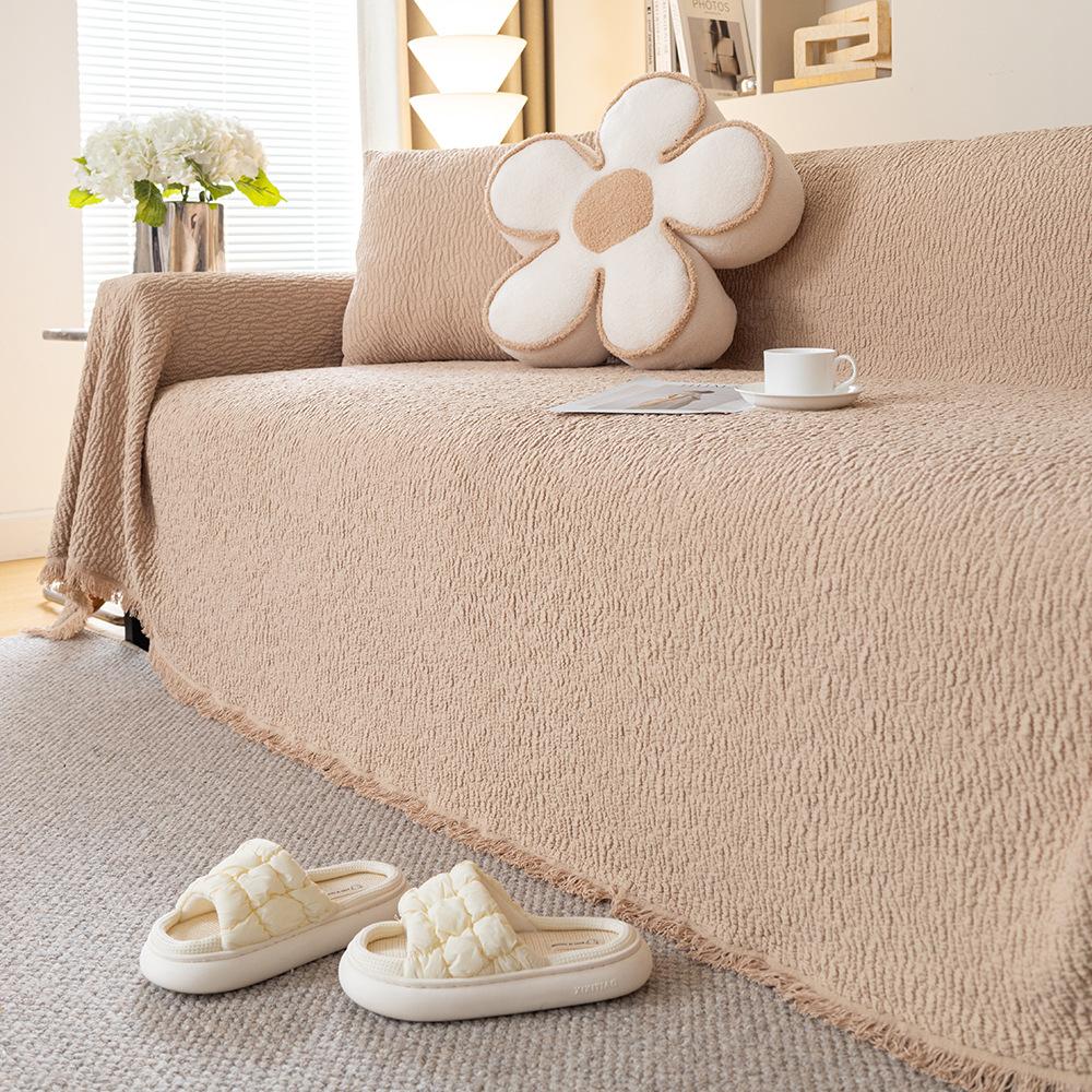 Four Seasons Universal Sofa Towel Chenille Simple Fashion Non-slip Sofa Cover Cloth Cushion Dust Cover