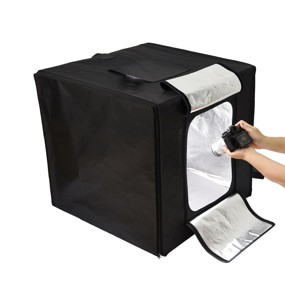 Godox LST60 60*60*60cm LED Mini Fotostudio Shooting Zelt Softbox mit 3 Stück LED Lichtplatten